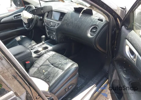 2018 Nissan Pathfinder Sl из США, поврежденный, VIN 5N1DR2MM7JC636653